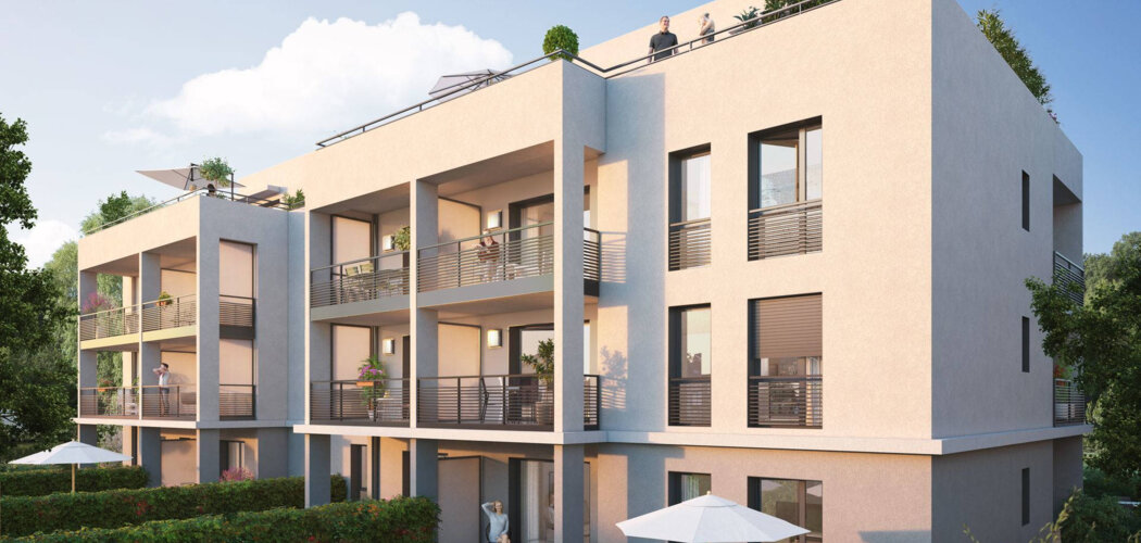 Programme immobilier neuf ILEX - Francheville : Résidence studio–T5 avec cadre végétal et confort optimisé proche des commodités (69340) - Référence : 14611