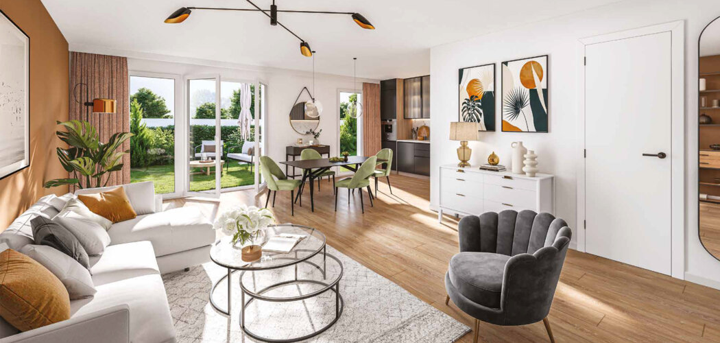 Programme immobilier neuf Les Villas Gambetta - Genas  à deux pas du centre et de l’aéroport (69740) - Référence : 16027