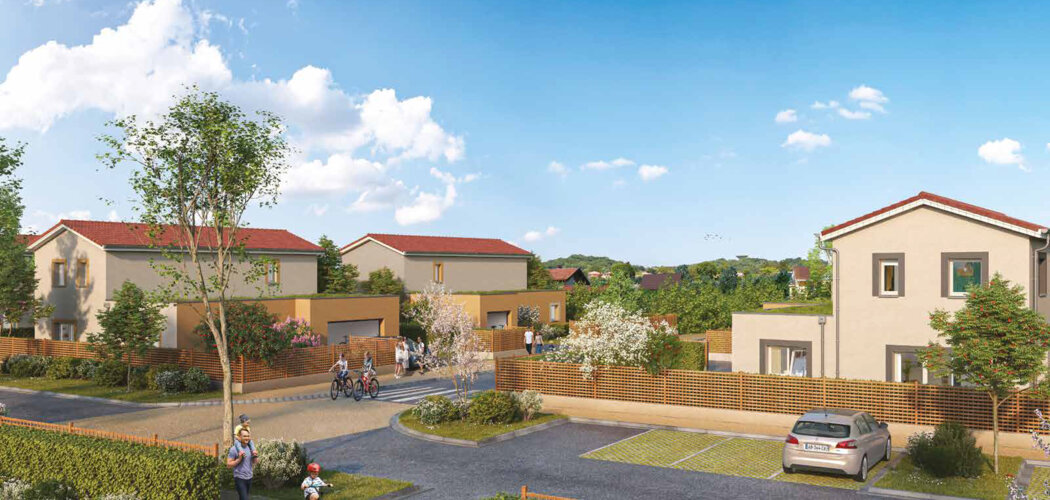 Programme immobilier neuf Les Villas Gambetta - Genas  à deux pas du centre et de l’aéroport (69740) - Référence : 16027
