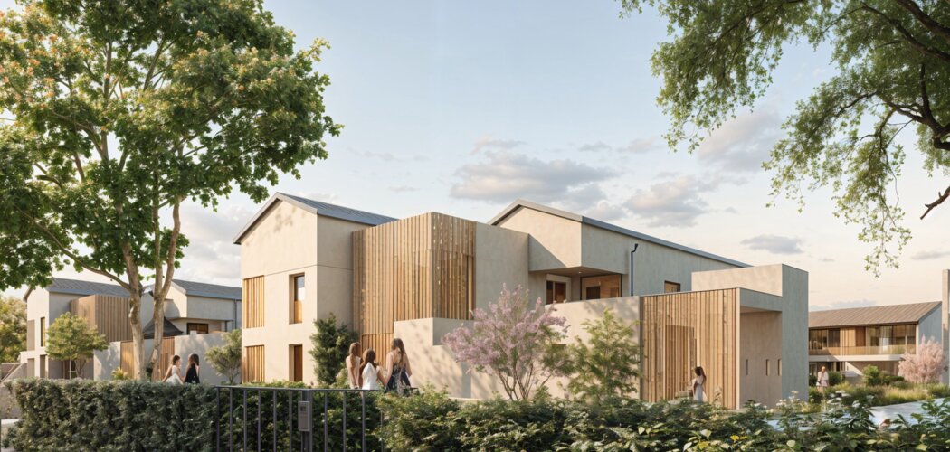 Programme immobilier neuf Les Clairières - Genas à deux pas du centre-ville (69740) - Référence : 11866
