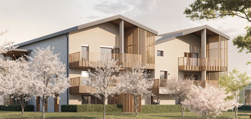 Programme immobilier neuf Les Clairières - Genas à deux pas du centre-ville (69740) - Référence : 11866
