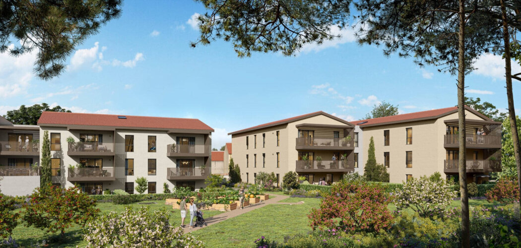 Programme immobilier neuf GIANA - Genay situé en plein hameau de Proulieu (69730) - Référence : 8223
