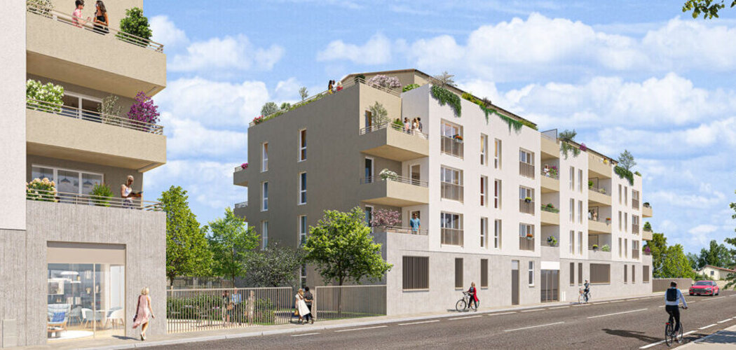 Programme immobilier neuf Coté Garon - Givors gare accessible à pied et Lyon à 25 min (69700) - Référence : 18304