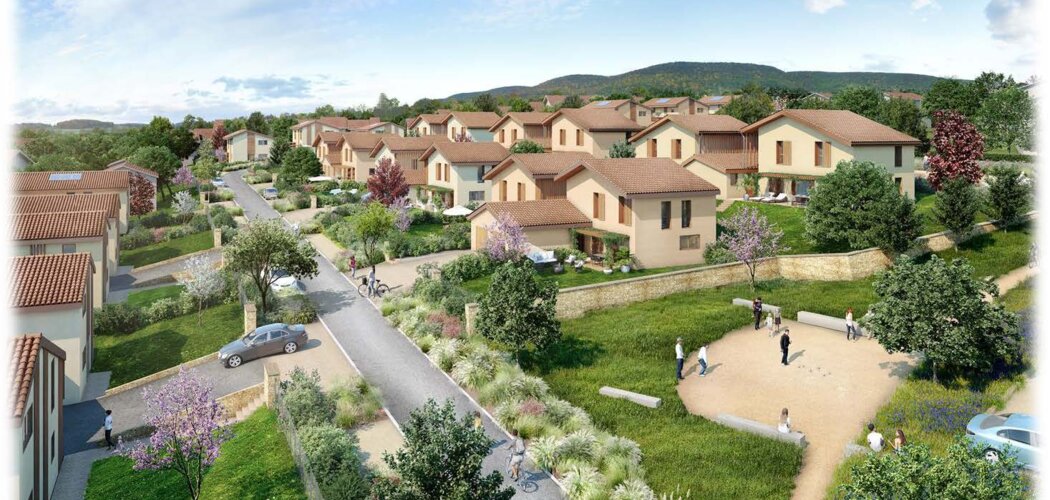 Programme immobilier neuf Hameau des coteaux - Gleizé maisons familiales neuves proches Lyon (69400) - Référence : 17249