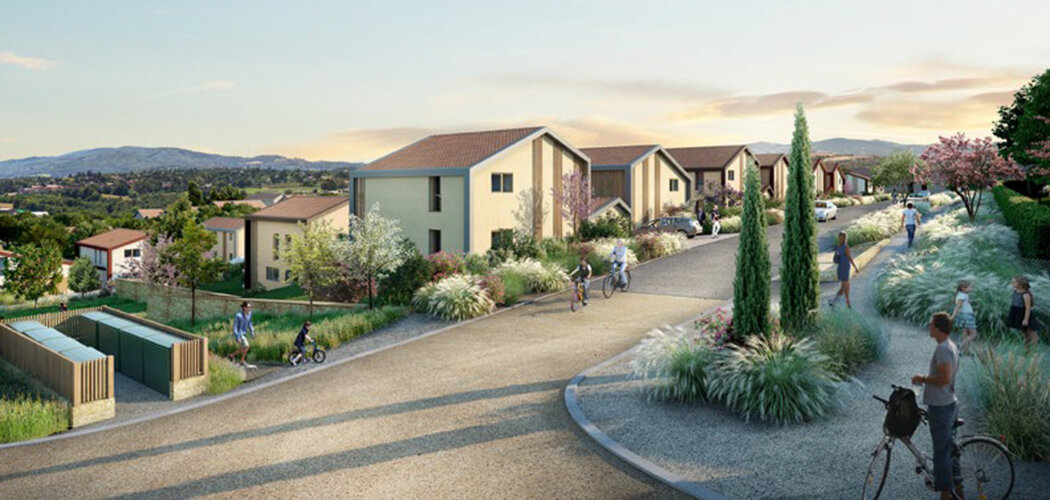 Programme immobilier neuf Hameau des coteaux - Gleizé maisons neuves proche Villefranche-sur-Saône (69400) - Référence : 17808