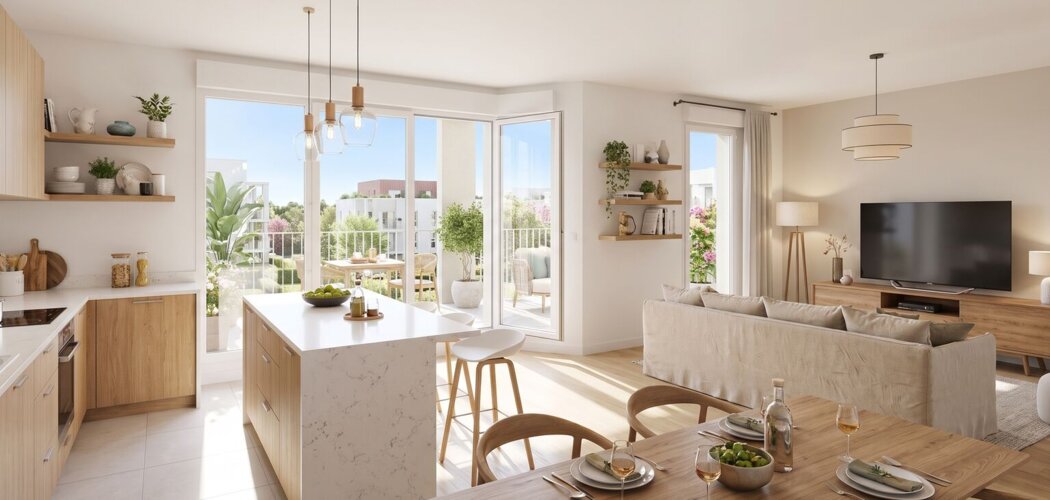 Programme immobilier neuf LE JULES FERRY - Grigny logements du 1 au 5 pièces duplex près de Lyon (69520) - Référence : 17765