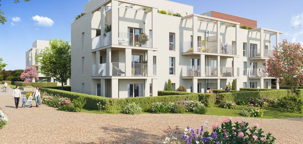 Programme immobilier neuf LE JULES FERRY - Grigny logements du 1 au 5 pièces duplex près de Lyon (69520) - Référence : 17765