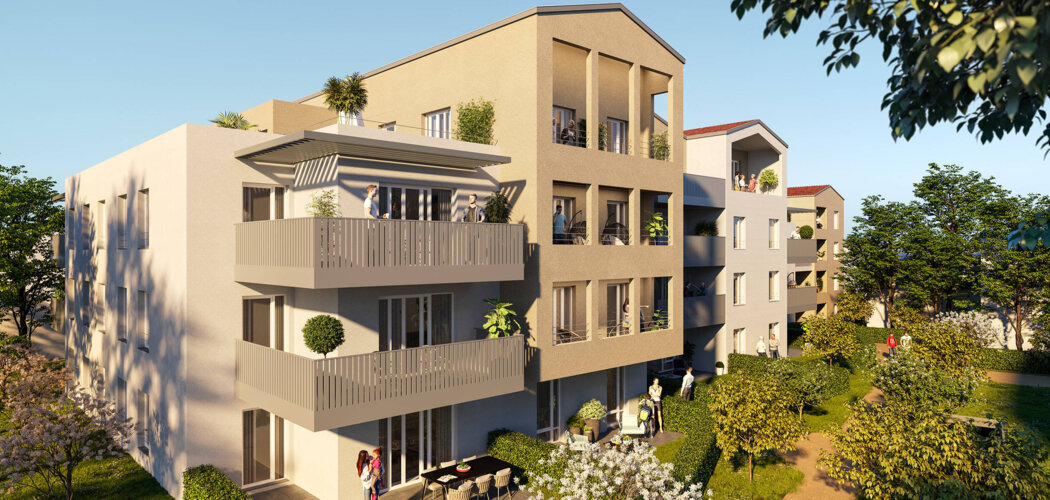 Programme immobilier neuf Coeur Village 2 - Irigny proche de la place de L’Eglise (69540) - Référence : 8835