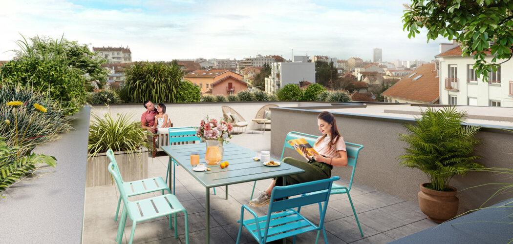 Programme immobilier neuf Orkidée - Lyon 03 quartier Monchat à proximité du parc Bazin (69003) - Référence : 13731