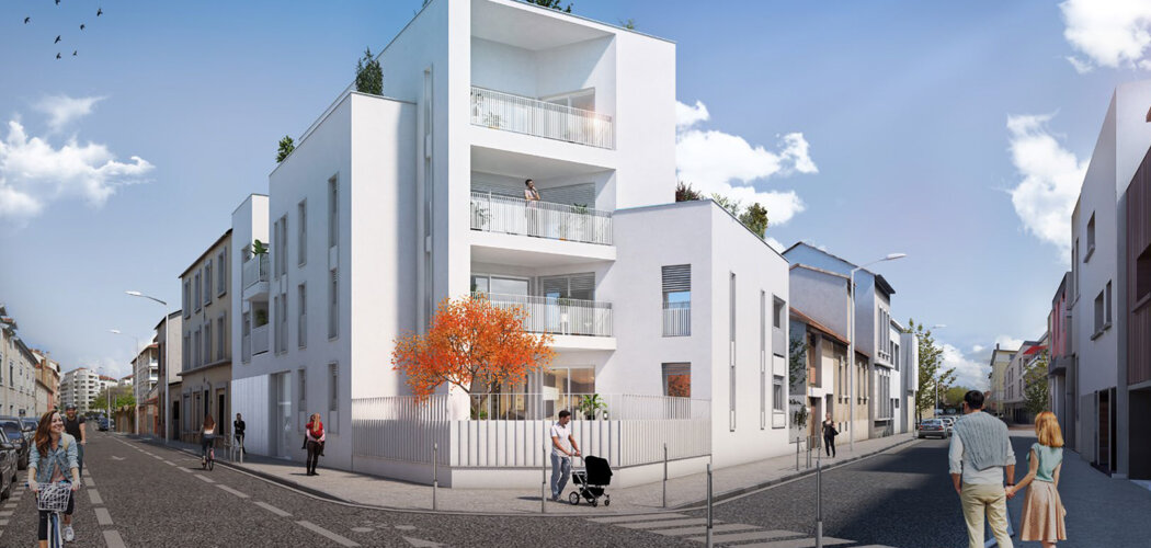 Programme immobilier neuf Orkidée - Lyon 03 quartier Monchat à proximité du parc Bazin (69003) - Référence : 13731