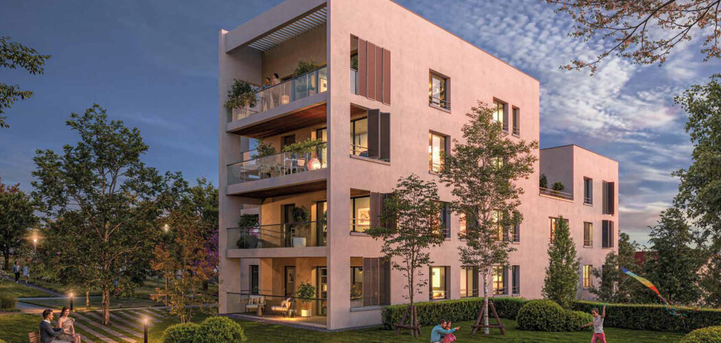 Programme immobilier neuf INITYAL - Lyon 03 quartier Monchat près tram T6 (69003) - Référence : 16702