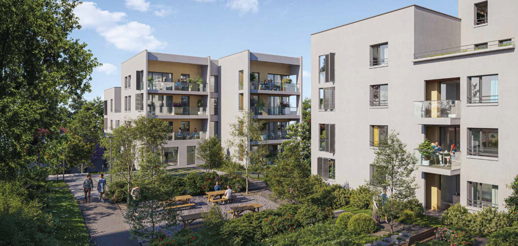 Programme immobilier neuf INITYAL - Lyon 03 quartier Monchat près tram T6 (69003) - Référence : 16702