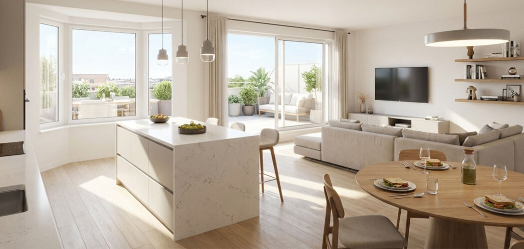 Programme immobilier neuf Nuances - Lyon 03 quartier Montchat entre esprit village et vie citadine (69003) - Référence : 16966