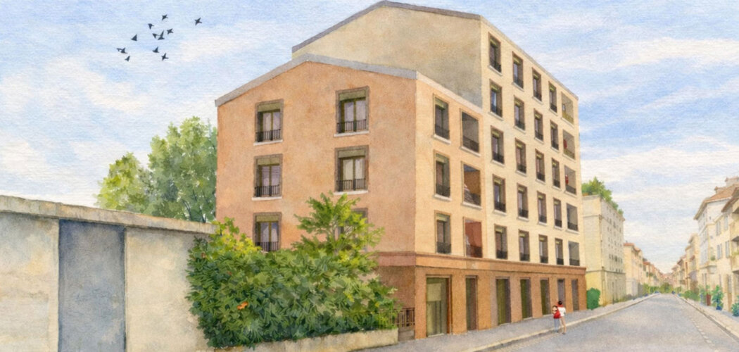 Programme immobilier neuf Nuances - Lyon 03 quartier Montchat entre esprit village et vie citadine (69003) - Référence : 16966