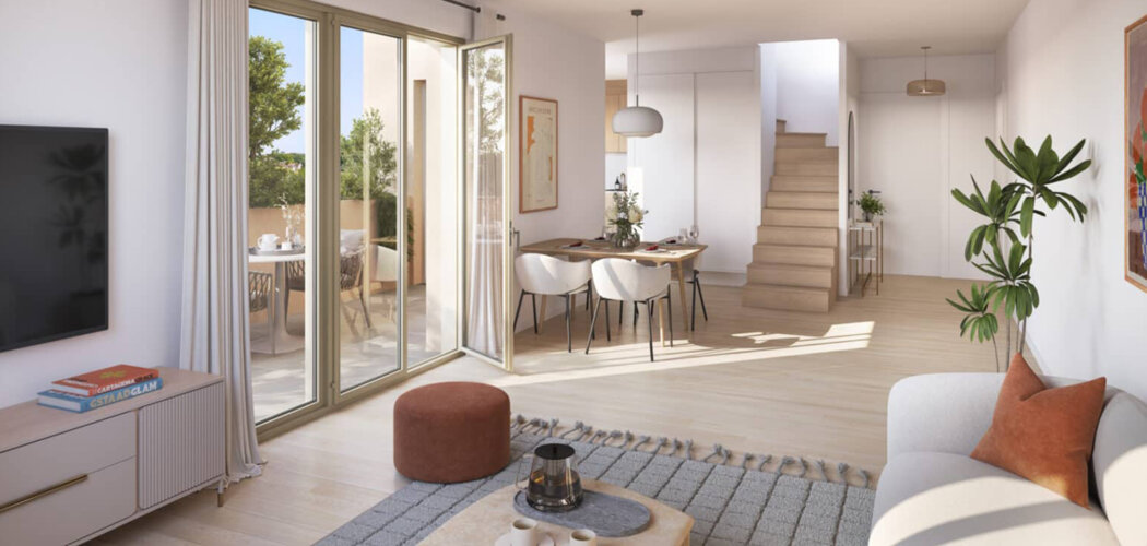 Programme immobilier neuf Opaline - Lyon 07 quartier Gerland proche métro B (69007) - Référence : 12782