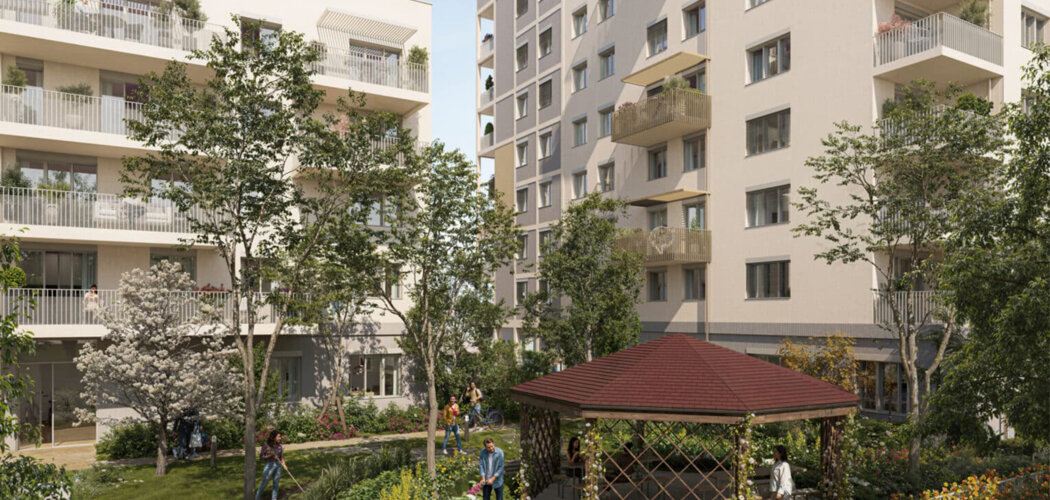 Programme immobilier neuf Opaline - Lyon 07 quartier Gerland proche métro B (69007) - Référence : 12782
