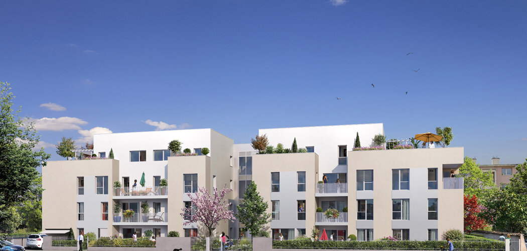 Programme immobilier neuf Plain'Itude - Lyon 08 : Résidence T2–T4 avec cadre moderne et confort optimisé proche des transports (69008) - Référence : 4912