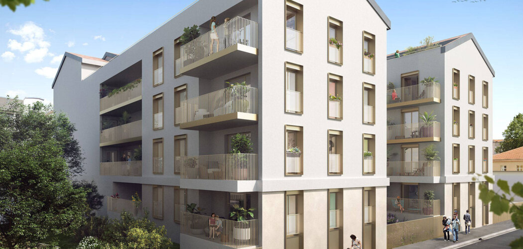 Programme immobilier neuf Faubourg Valmy - Lyon 09 : Résidence studio–T4 avec cadre urbain et confort moderne proche des transports (69009) - Référence : 5485