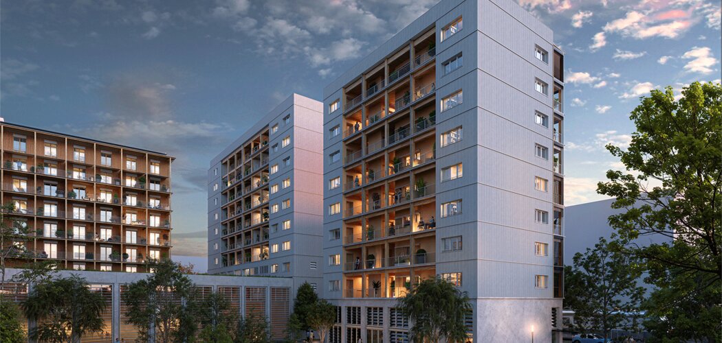 Programme immobilier neuf KOSMO - Lyon 2 à deux pas du centre commercial de Confluence (69002) - Référence : 16637