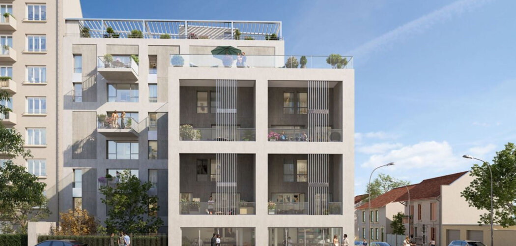 Programme immobilier neuf VILLA CRISTAL - Lyon 4e – Croix-Rousse proche du parc de la Cerisaie (69004) - Référence : 16451