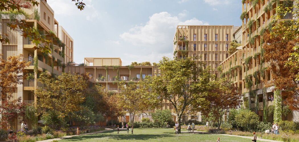 Programme immobilier neuf Sculpt - Lyon 7 : logements neufs près du métro Jean Jaurès, architecture durable et espaces verts (69007) - Référence : 8597