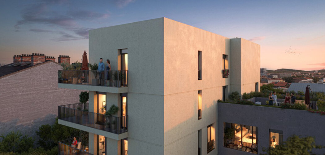 Programme immobilier neuf NEST - Lyon 7e proche de la gare Jean Macé (69007) - Référence : 16685