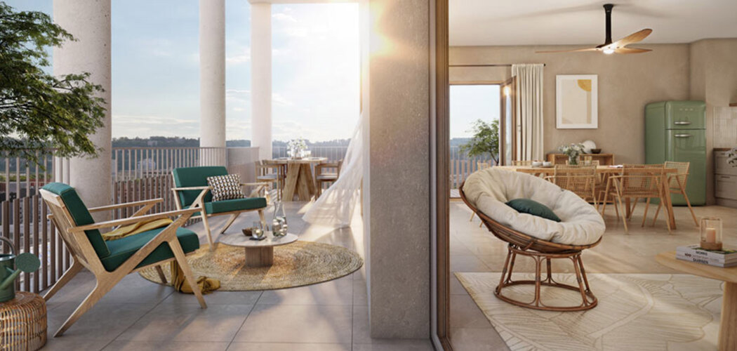 Programme immobilier neuf Côté Parc - Lyon 7ème à proximité de deux arrêts métros B (69007) - Référence : 16751