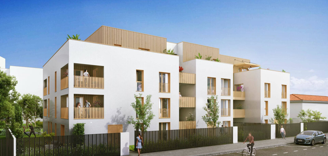 Programme immobilier neuf ICONIK - Lyon : logements neufs sécurisés et verdoyants proche des axes routiers (69008) - Référence : 8266