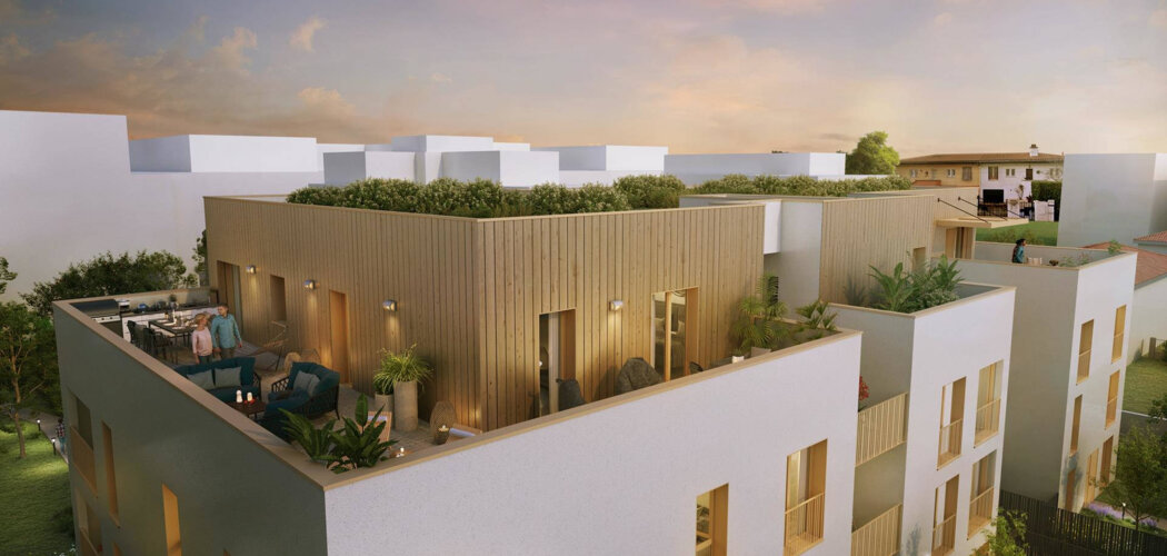 Programme immobilier neuf ICONIK - Lyon : logements neufs sécurisés et verdoyants proche des axes routiers (69008) - Référence : 8266