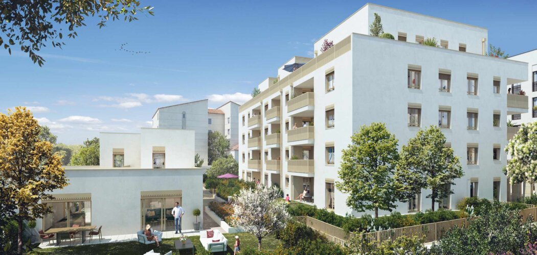 Programme immobilier neuf Tilia - Lyon : logements neufs T2–T5 proche du métro Hénon (69004) - Référence : 16940