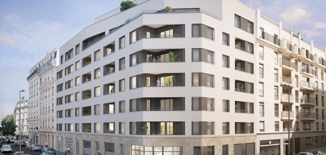 Programme immobilier neuf Villa Cornélie - Lyon : logements neufs T2–T5 proche du métro Jean Macé (69007) - Référence : 15908