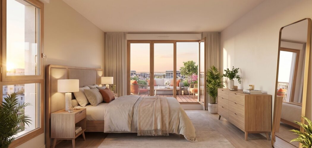 Programme immobilier neuf Céleste - Lyon Mermoz : logements neufs 2 à 5 pièces proches du tramway T6 et des commerces (69008) - Référence : 16019