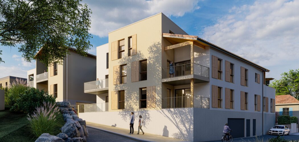 Programme immobilier neuf Les Aquarelles - Marcilly-d'Azergues : logements neufs T2–T5 proche de la gare et de Lyon (69380) - Référence : 15805