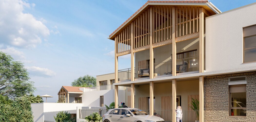 Programme immobilier neuf Les Ecolines - Marcilly-d'Azergues : logements neufs T2–T5 proche de Lyon (69380) - Référence : 15806