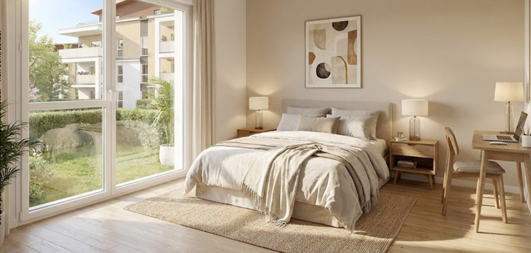Programme immobilier neuf TERRASSES ET JARDINS - Meyzieu appartements 3 pièces près du T3 (69330) - Référence : 17544