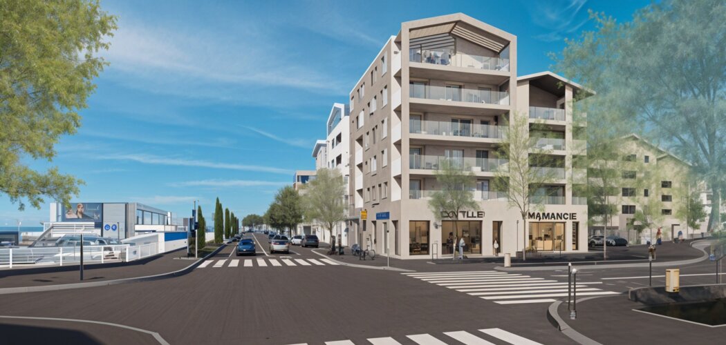 Programme immobilier neuf LES TOITS MAJOLANS - Meyzieu quartier des Plantées proche commodités (69330) - Référence : 16063