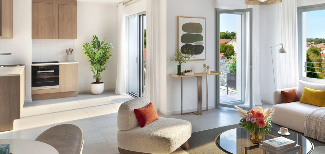 Programme immobilier neuf HALLEGRIA - Mions en plein centre ville (69780) - Référence : 16007