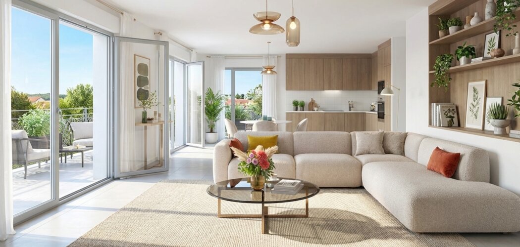Programme immobilier neuf HALLEGRIA - Mions en plein centre ville (69780) - Référence : 16007