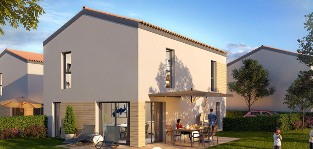 Programme immobilier neuf LE JONAN - Mornant : Résidence T5 avec jardins, garages et proximité des écoles dans un cadre verdoyant (69440) - Référence : 324