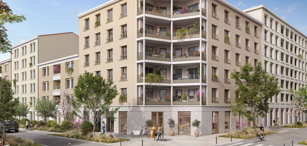 Programme immobilier neuf BE HAPPY - Oullins-Pierre-Bénite La Saulaie résidence proche métro B (69600) - Référence : 17211