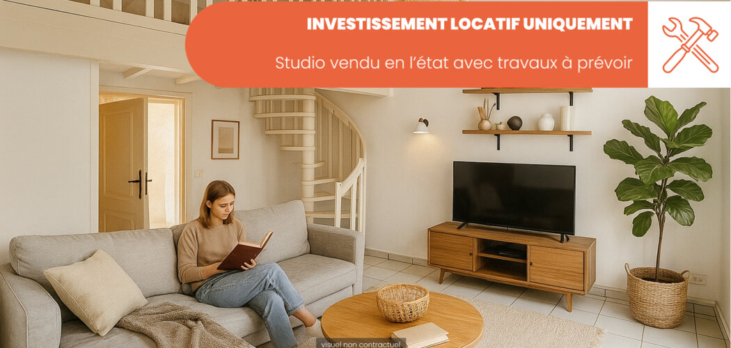 Programme immobilier neuf 22 Avenue Jean Jaurès - LOT 5 VENDUS EN L'ETAT LIBRE - Oullins, studio à rénover idéal pour un investissement locatif (69600) - Référence : 13337