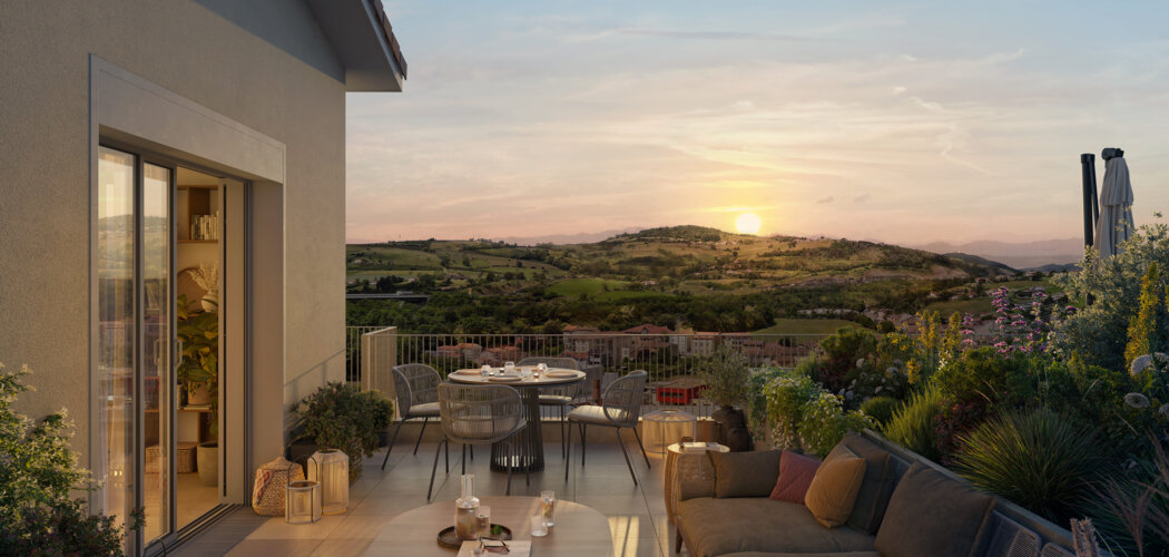 Programme immobilier neuf JARDIN CELADON - Pontcharra-sur-Turdine  résidence au bord du Torranchin (69490) - Référence : 9508