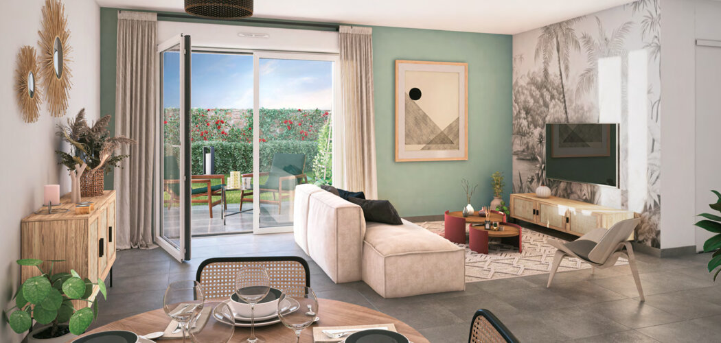 Programme immobilier neuf FLORILLA 2 - Rillieux-la-Pape centre proche de la gare de Sathonay-Rillieux (69140) - Référence : 16075