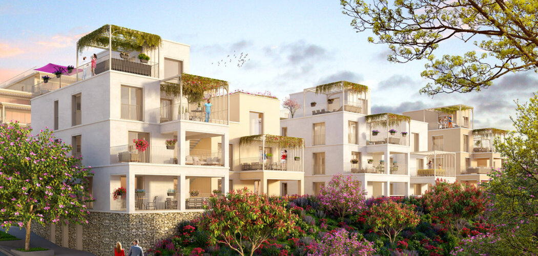 Programme immobilier neuf PREMIERES LOGES - Rillieux-la-Pape : logements neufs modernes et lumineux en centre-ville (69140) - Référence : 14877