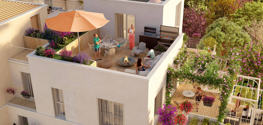 Programme immobilier neuf PREMIERES LOGES - Rillieux-la-Pape : logements neufs modernes et lumineux en centre-ville (69140) - Référence : 14877
