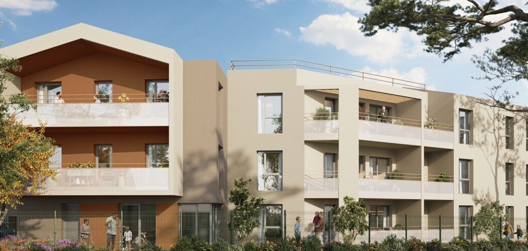Programme immobilier neuf JARDIN PRIVÉ -  Rillieux-la-Pape : logements neufs sécurisés et verdoyants proche des services (69140) - Référence : 15415