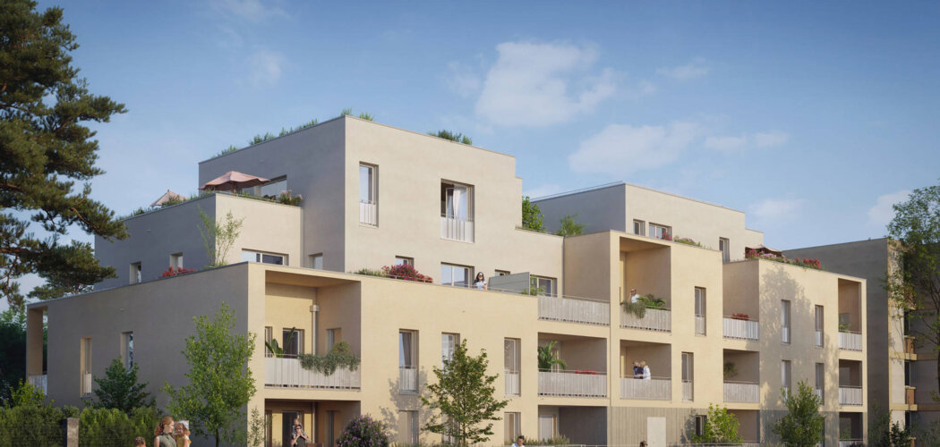 Programme immobilier neuf ESPRIT CRÉPIEUX - Rillieux-la-Pape : Résidence T1–T4 avec cadre résidentiel et confort optimisé proche des commodités (69140) - Référence : 14590