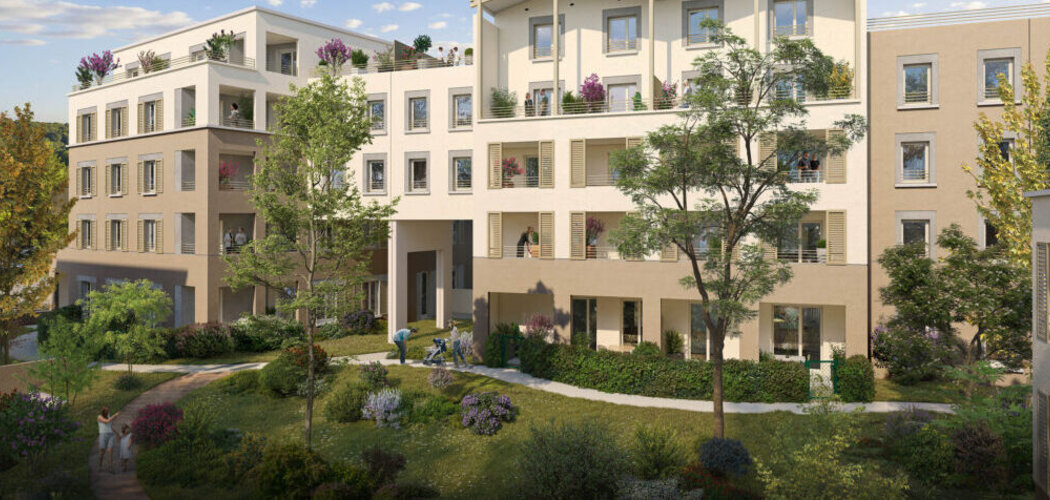 Programme immobilier neuf Les Terrasses de la Saône - Rochetaillée-sur-Saône cadre paysager proche Lyon et berges (69270) - Référence : 17736