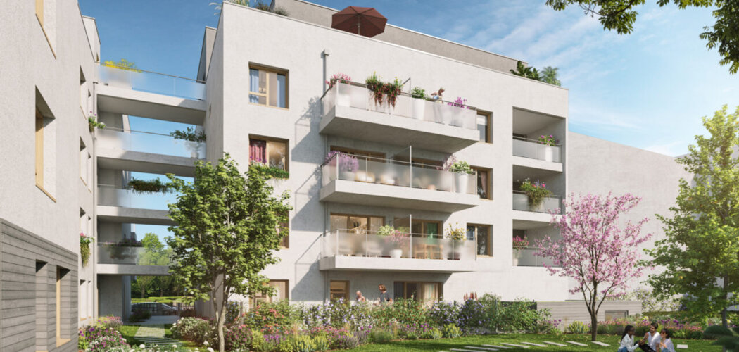 Programme immobilier neuf Square Rabelais - Saint-Fons : logements neufs écoresponsables et lumineux en centre-ville (69190) - Référence : 18008