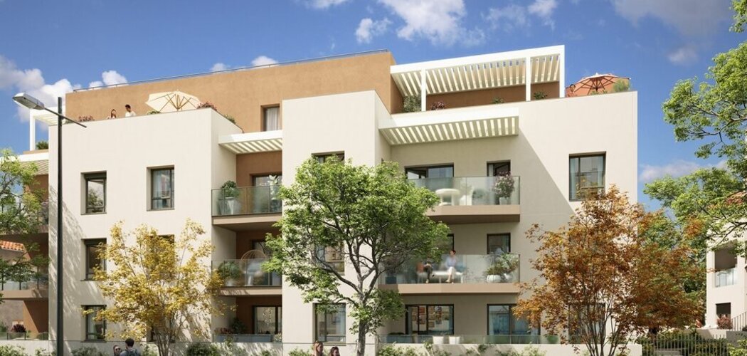 Programme immobilier neuf 23 Faubourg - Saint-Fons : logements neufs sécurisés et verdoyants proche des transports (69190) - Référence : 15511